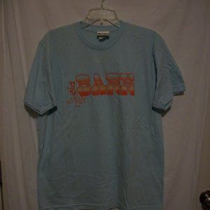 Disney Pluto "BARK" Light Blue Sz LARGE Tee  NWT